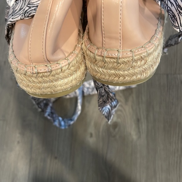 Zara Pink Ballerina Lace-Up Espadrilles - Picture 8 of 9